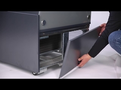 1.5 Versie Gebogen koude vitrine